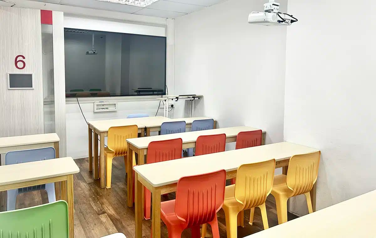 Study area at Mavis Tutorial Centre, Bedok Mall