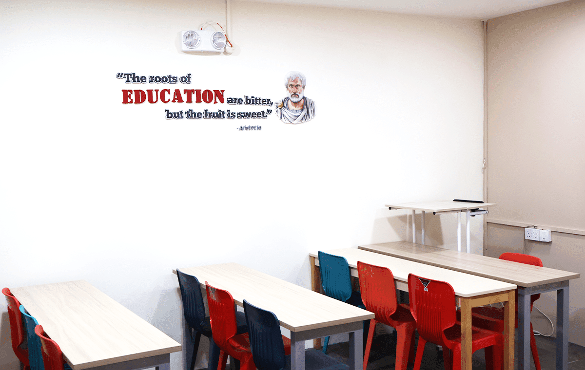 Teaching area at Mavis Tutorial Centre, Buangkok