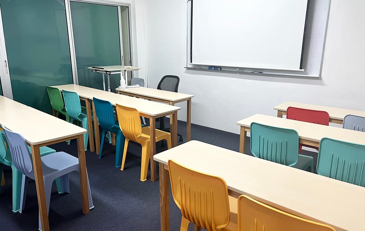 Classroom at Mavis Tutorial Centre, Jurong East