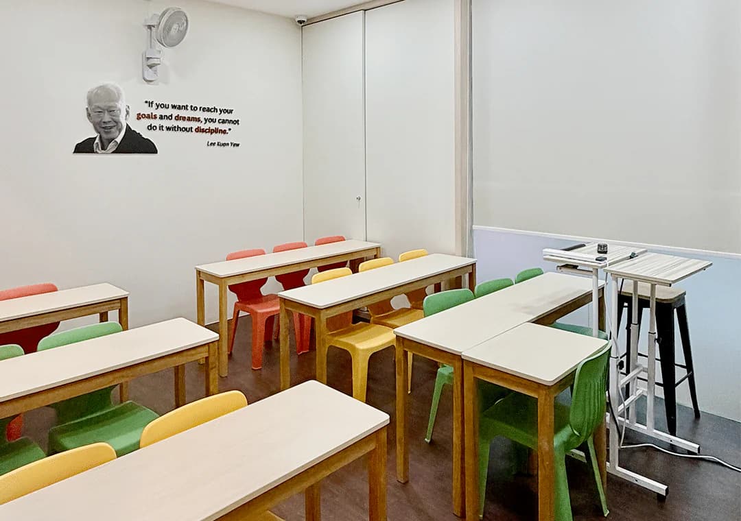 Classroom at Mavis Tutorial Centre, Kinex