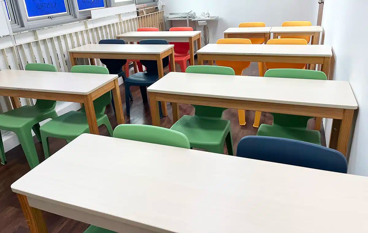 Teaching area at Mavis Tutorial Centre, Punggol Plaza