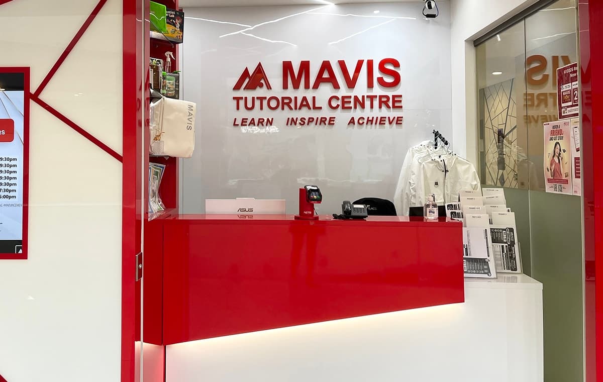 Classroom at Mavis Tutorial Centre, Seletar Mall