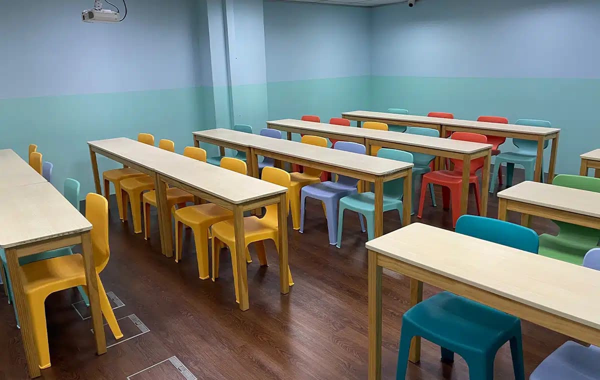 Teaching area at Mavis Tutorial Centre, Tampines