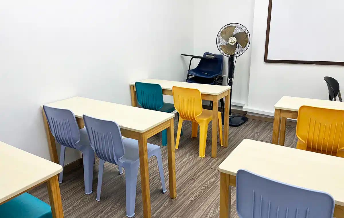 Inside Mavis Tutorial Centre, Woodlands