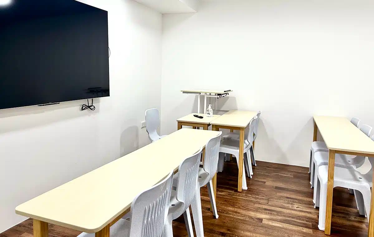Teaching area at Mavis Tutorial Centre, Woodleigh Mall