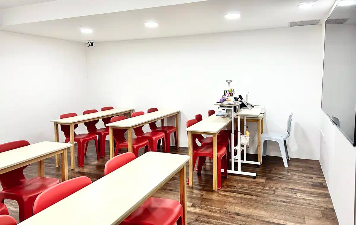Reception area at Mavis Tutorial Centre, Woodleigh Mall