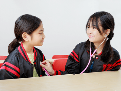 Students in a Mavis Tutorial Centre Primary 3 class