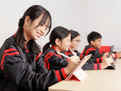 Students in a Mavis Tutorial Centre Primary 6 class