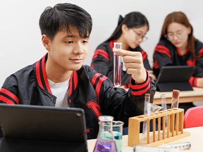 Students in a Mavis Tutorial Centre Secondary 3 class