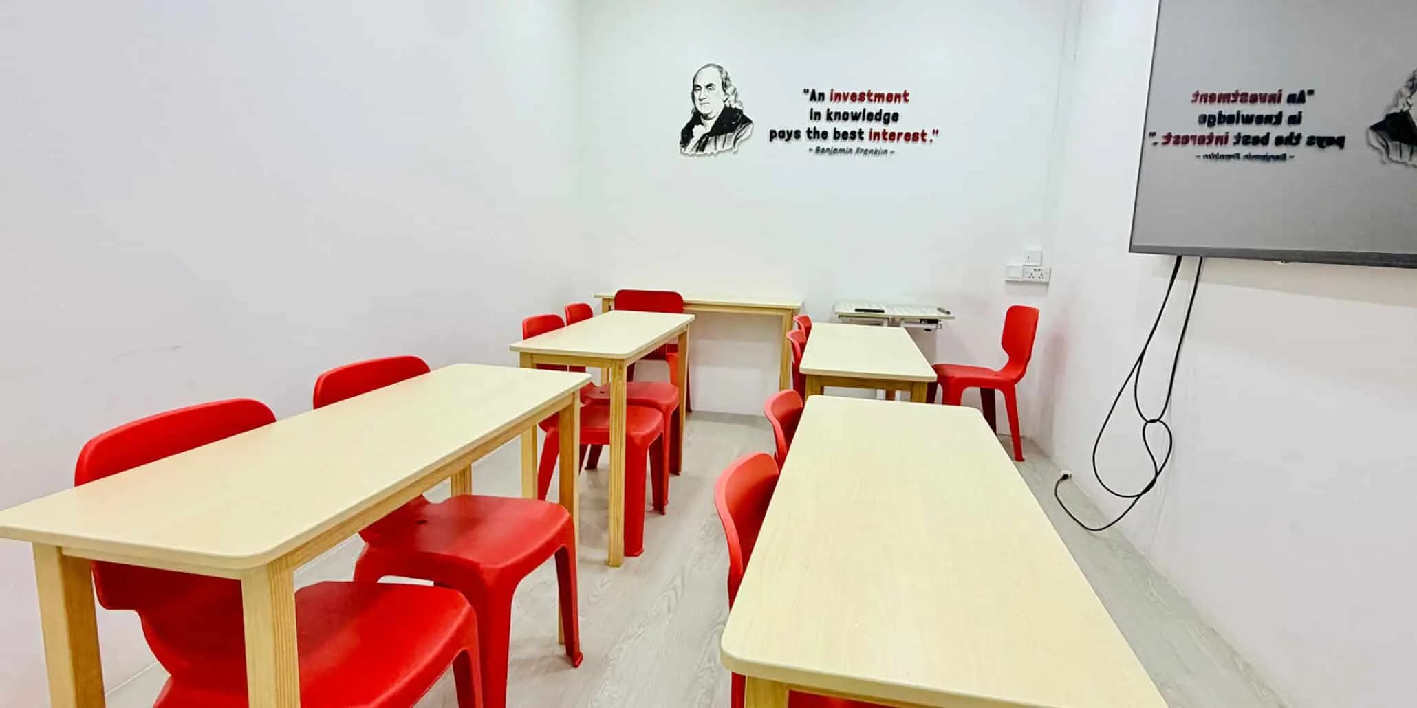 Study area at Mavis Tutorial Centre, Anchorvale Village