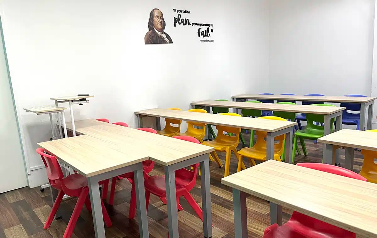 Classroom at Mavis Tutorial Centre, Compass One