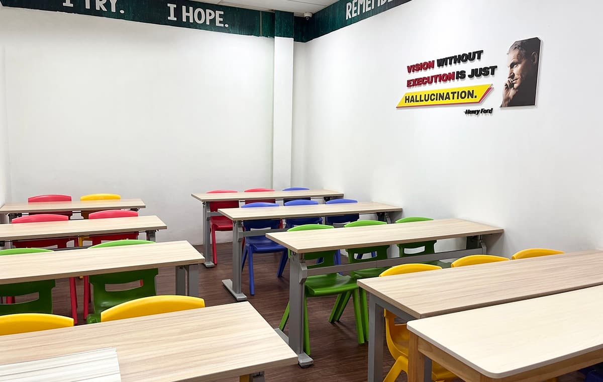 Inside Mavis Tutorial Centre, Compass One