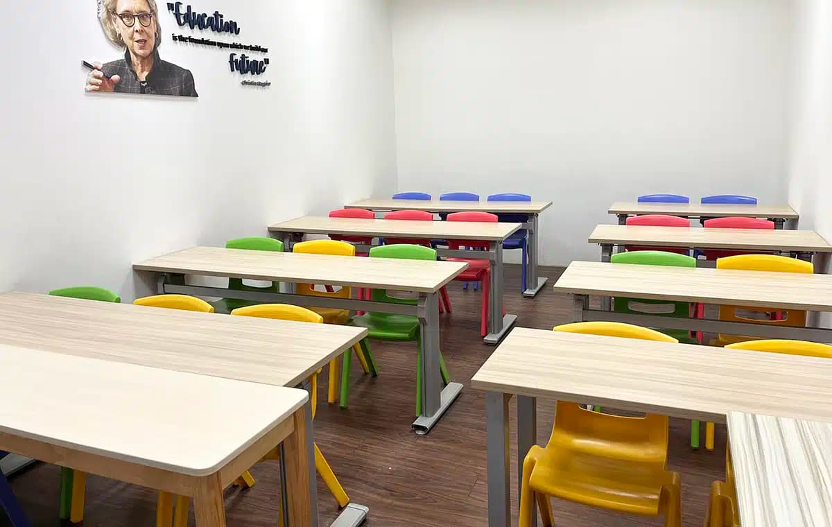 Learning environment at Mavis Tutorial Centre, Compass One