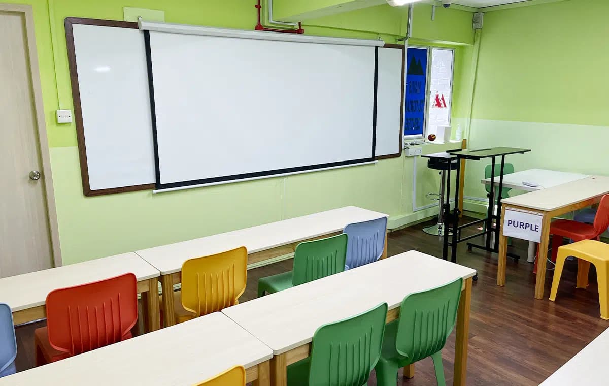 Study area at Mavis Tutorial Centre, Kovan