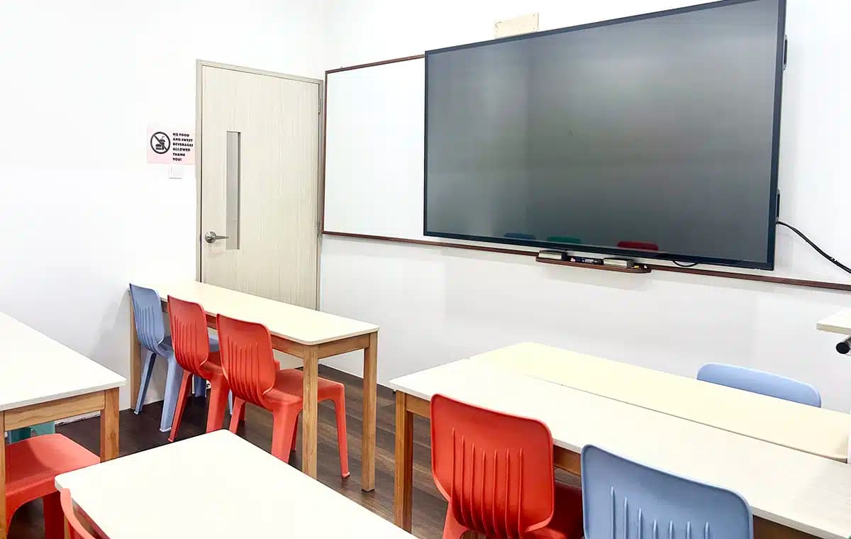 Teaching area at Mavis Tutorial Centre, Lot One