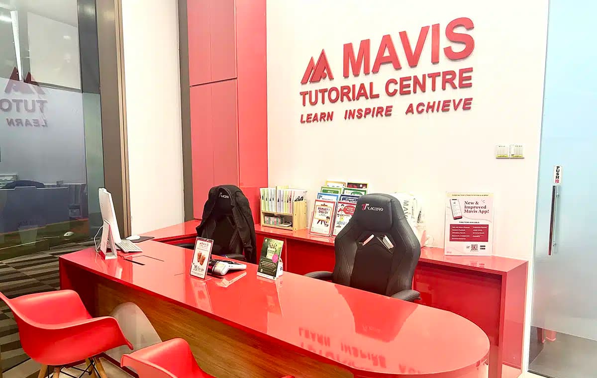 Learning space at Mavis Tutorial Centre, Pasir Ris Mall