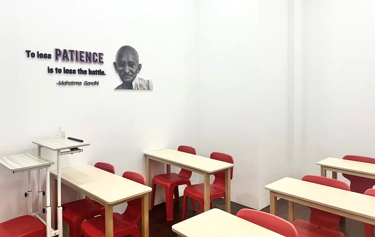 Classroom at Mavis Tutorial Centre, Pasir Ris Mall