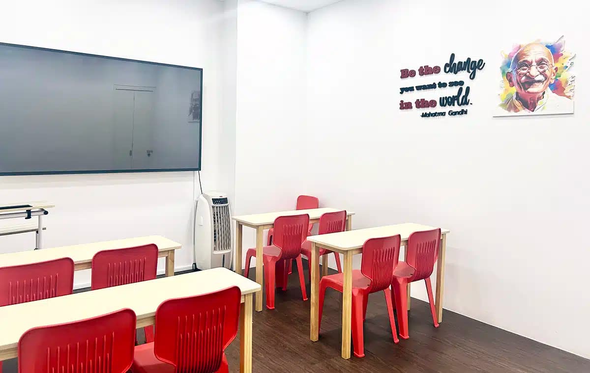 Teaching area at Mavis Tutorial Centre, Pasir Ris Mall
