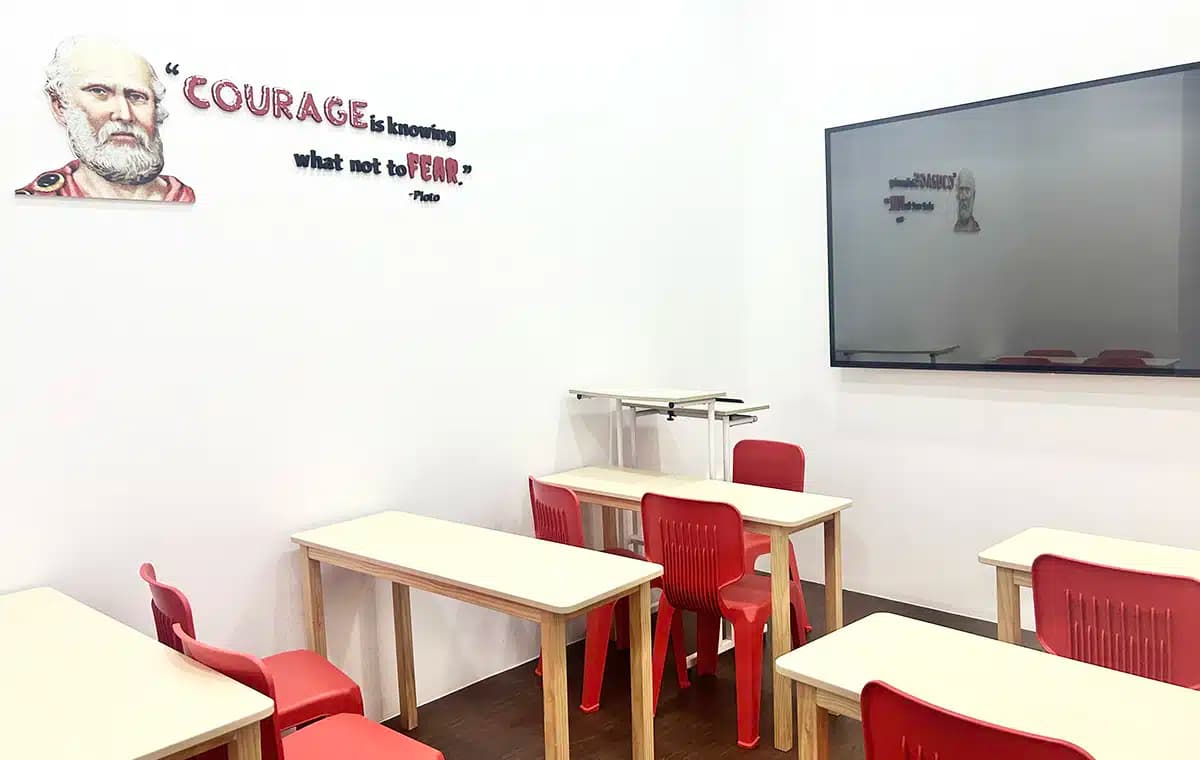 Reception area at Mavis Tutorial Centre, Pasir Ris Mall